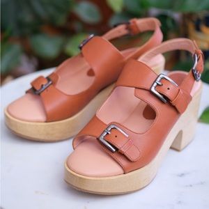 NWT Astor Clog in Cognac by Rachel Comey